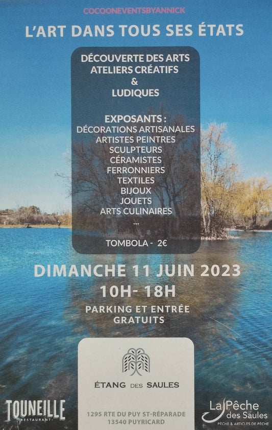Exposition le 11 juin 2023 à Aix-en-Provence. (Etang des Saules Puyricard)