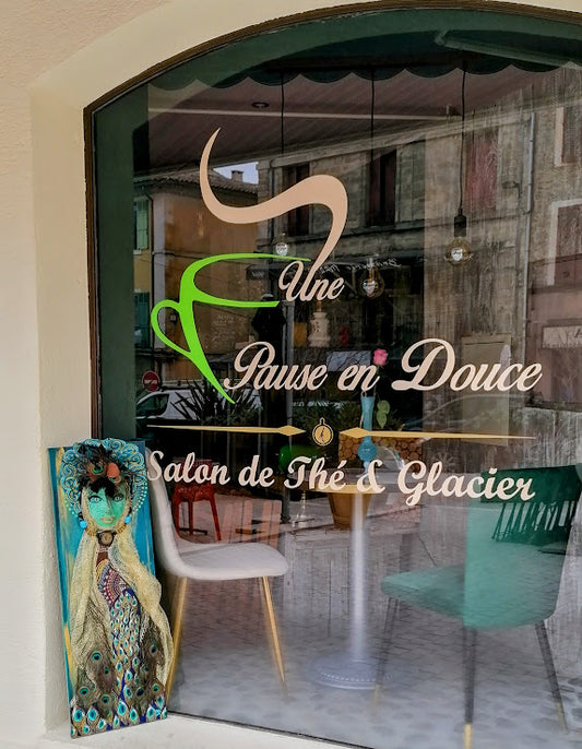 Exposition en février 2024 à Lambesc salon de thé "Une pause en douce"